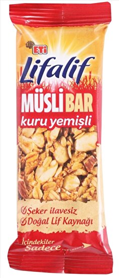 resm Eti Lifalif Müslibar Kuruyemişli 35 g