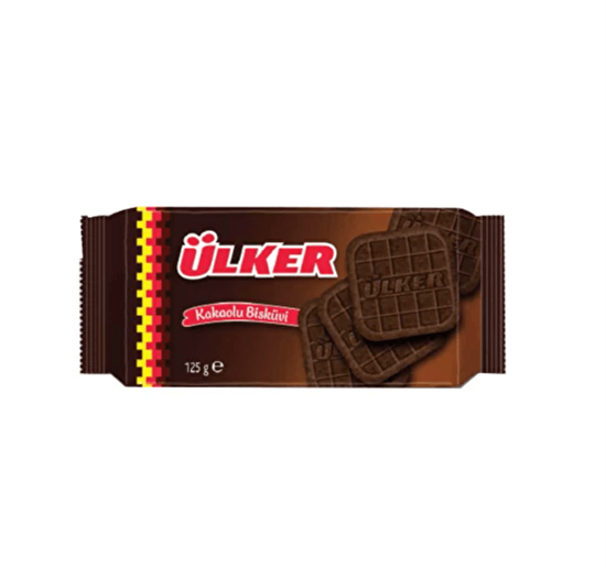 resm Ülker Kakaolu Bisküvi 125 g 12'li