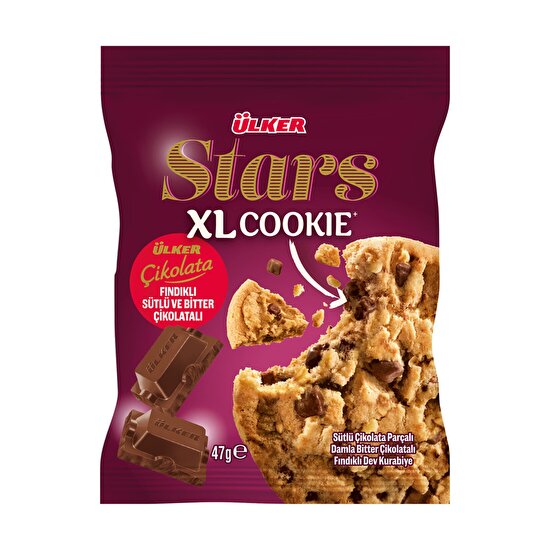 resm Ülker Stars Cookie Çikolata 47g