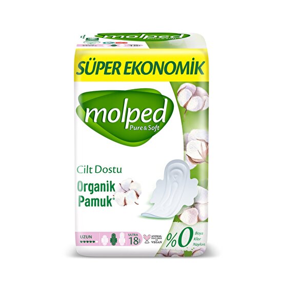 resm Molped Pure & Soft Uzun Süper Eko. 18'li