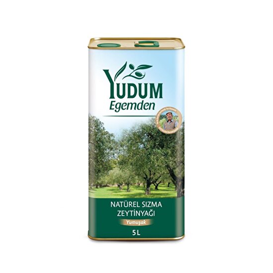 resm Yudum Egeden Naturel Sızma Zeytinyağı 5 L