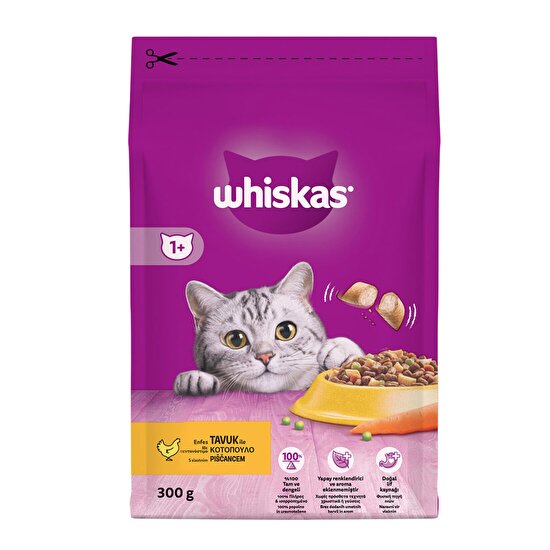 resm Whiskas Tavuklu Kuru Mama 300 gr