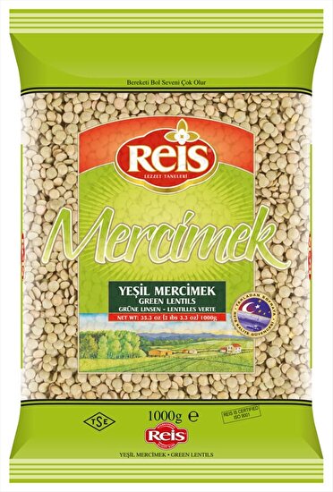 resm Reis Yeşil Mercimek 1 kg