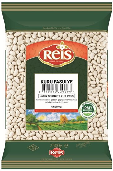 resm Reis 7,25-8 mm Kuru Fasulye 2,5 kg