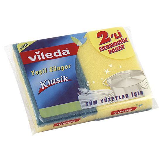 resm Vileda Glitzi Yeşil Düz Sünger