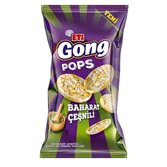resm Eti Gong Pops Baharat Çeşnli Mısır Patlağı 80g
