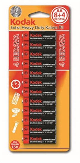 resm Kodak Pil Çinko Karbon Kalem 12 Li