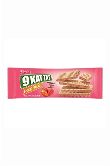 resm Ülker 9 Kat Tat İnce İnce Çilekli 114 g 16'lı