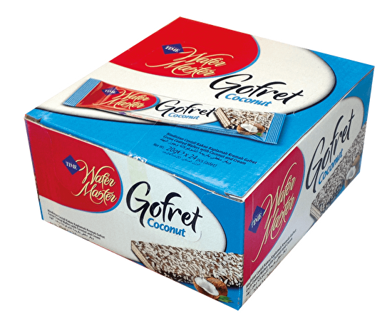 resm Çizmeci Time Wafer Master Gofret Hindistan Cevizli 20 g 24'lü
