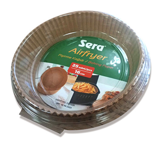 resm Sera Airfryer Kağıdı 16cm 25'li Adet