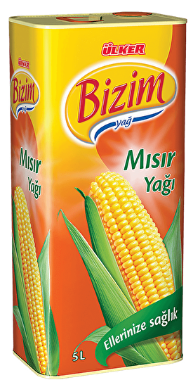 resm Ülker Bizim Mısır Yağı Teneke 5 L