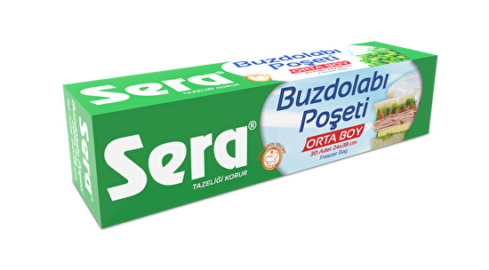 resm Sera Orta Boy Buzdolabı Poşeti 24x38Cm Adet