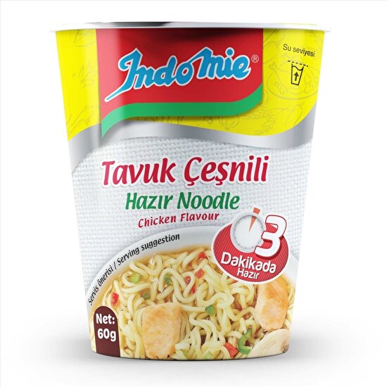resm İndomie Tavuk Aromalı Bardak 60 g