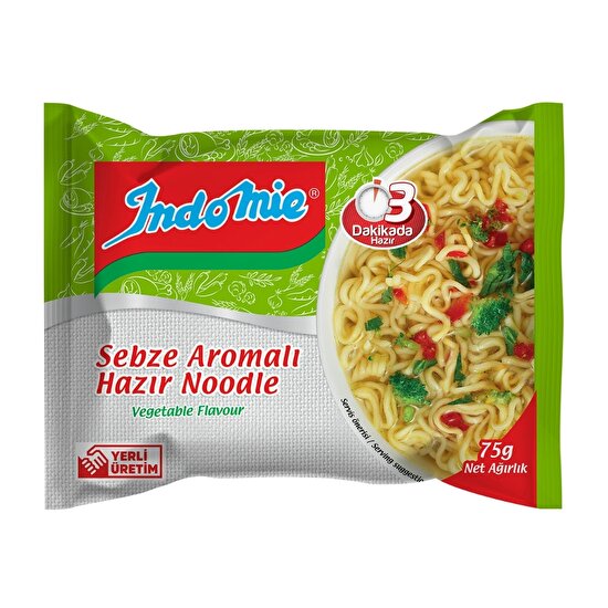 resm İndomie Sebze Aromalı Paket 75 g