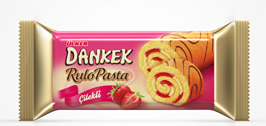 resm Ülker Dankek Rulo Pasta Çilekli 235 g