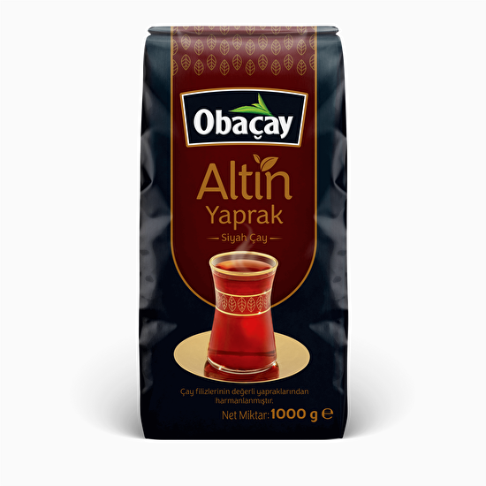 resm Obaçay Altın Yaprak Siyah Çay 1 kg