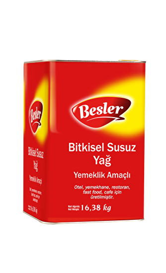 resm Besler Bitkisel Susuz Yağ Yemeklik 18 L