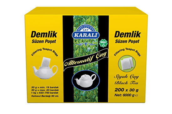 resm Karali Demlik Süzen Poşet 200x30 g