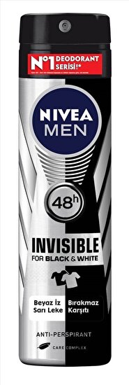 resm Nıvea Sprey Inv B&W Erkek Deo 150 ml