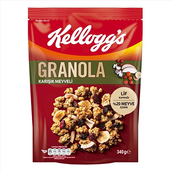 resm Ülker Kellogg's Granola Meyveli 340 g