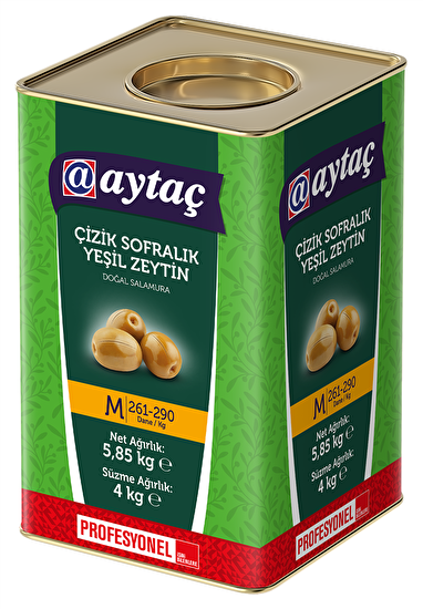 resm Aytaç Çizik Yeşil Zeytin(M)261-290 4Kg
