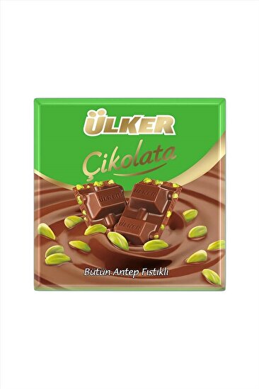 resm Ülker Çikolata Fıstıklı Kare 65 g