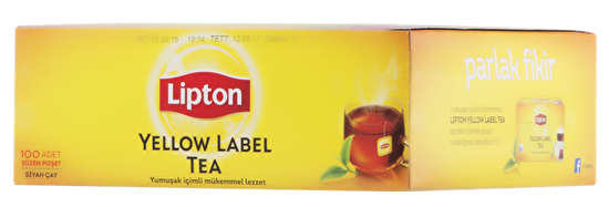 resm Lipton Yellow Label Bardak Poşet 100x2 g