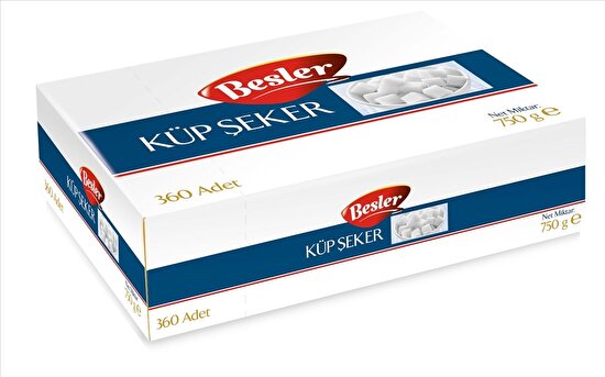resm Besler Küp Şeker 360 Lı 750 G