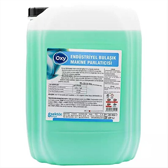 resm Oxy Endüstriyel Bulaşık Makine Deterjanı 20 L