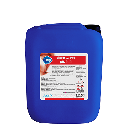 resm Oxy Kireç ve Pas Çözücü 20 kg
