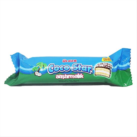 resm Ülker Cocostar Atıştırmalık Pasta 66 g 24'lü