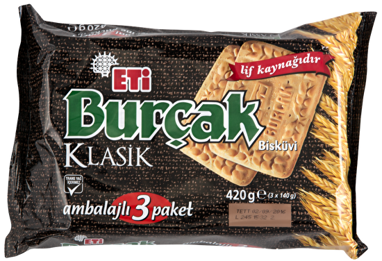 resm Eti Burçak Bisküvi 3'lü 393 g