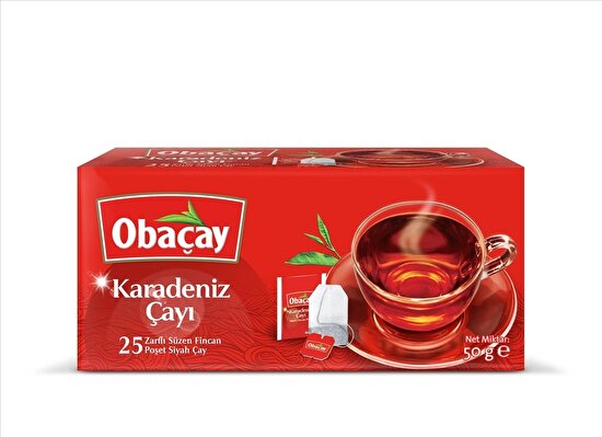 resm Obaçay Karadeniz Bardak Poşet Çay 25x2 g