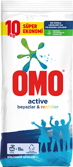 resm Omo Active Çamaşır Deterjanı Toz 10 kg