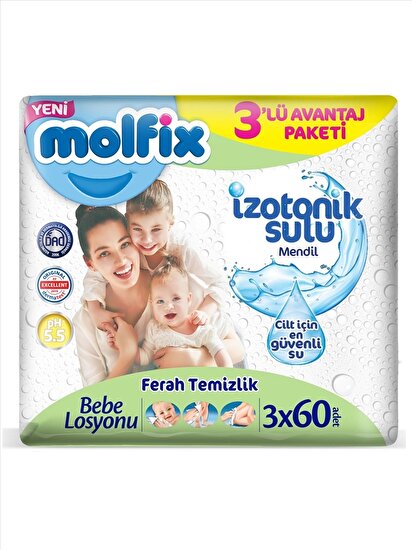resm Molfix Islak Havlu Avantaj Pak. 3x60'lı