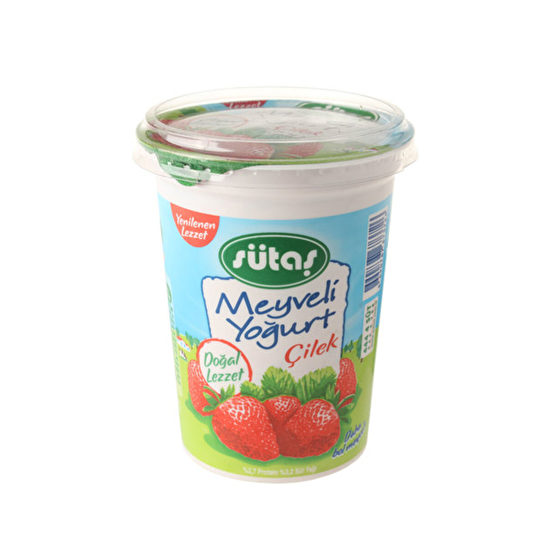 resm Sütaş Çilekli Yoğurt 475g