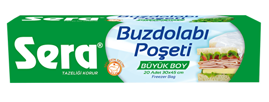 resm Sera Büyük Boy Buzdolabı Poşeti 30x45 Adet