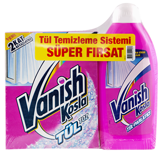 resm Vanish Tül Beyazlatıcı Çamaşır Deterjanı Toz 2x450 g