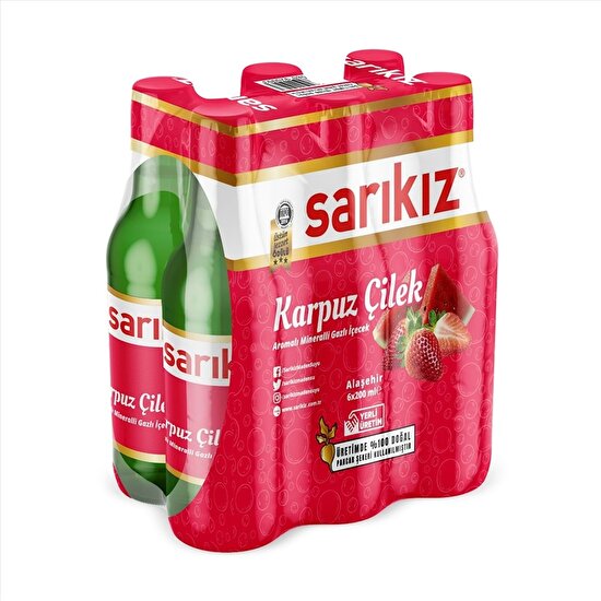 resm Sarıkız Karpuzçilek Aro.Mad.Suyu 200 Ml