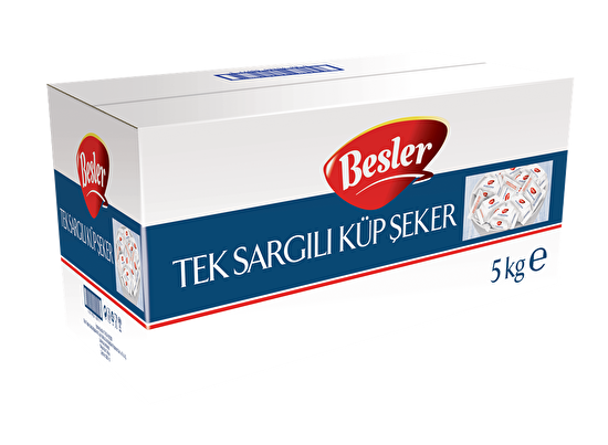 resm Besler Tek Sargılı Küp Şeker 5 kg