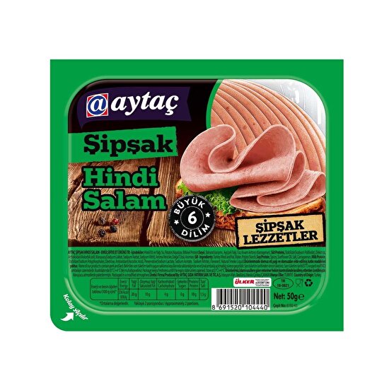 resm Aytaç Şipşak Hindi Salam Dilimli 50 G