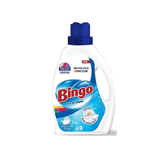 resm Bıngo Sıvı Deterjan Beyaz Sabunlu 2600 ml