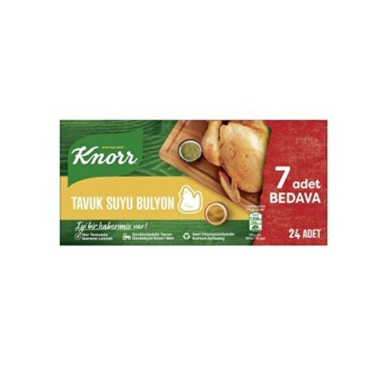 resm Knorr Tavuk Bulyon 24'Lü 240 G