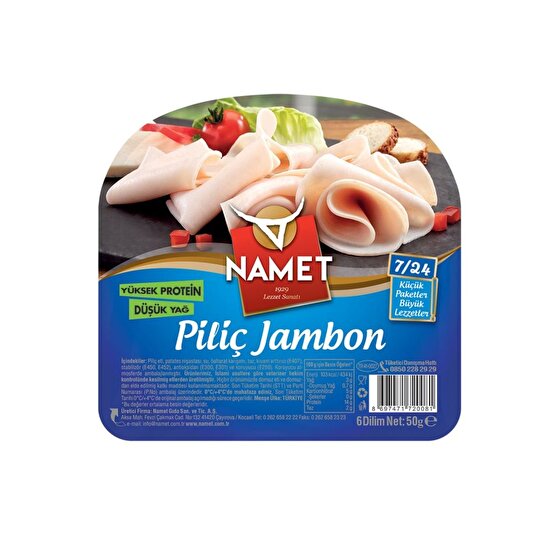 resm Namet Piliç 7/24 Jambon 50 gr