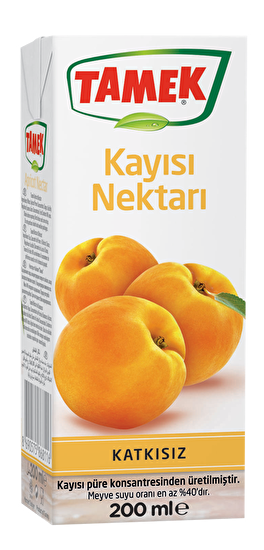 resm Tamek Kayısı Meyve Nektar 200 ml