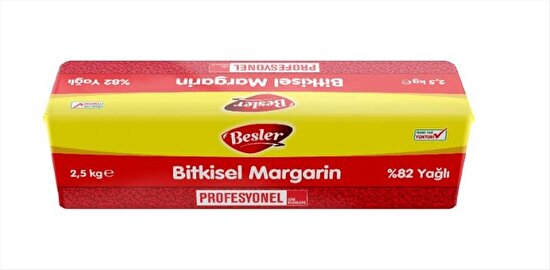 resm Besler Bitk. Margarin %82 Yağlı 2,5 Kg