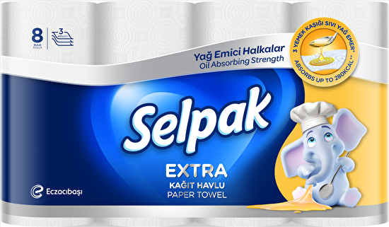 resm Selpak Kağıt Havlu 8'li