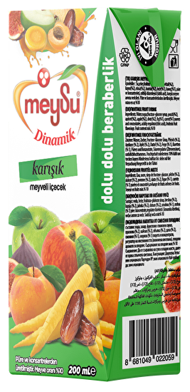 resm Meysu Dinamik Karışık Meyveli İçecek 200 ml 27'li