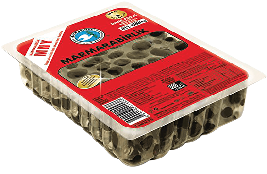 resm Marmara Birlik Salamura Siyah Zeytin Vakumlu (4XS) 411-460 500 g