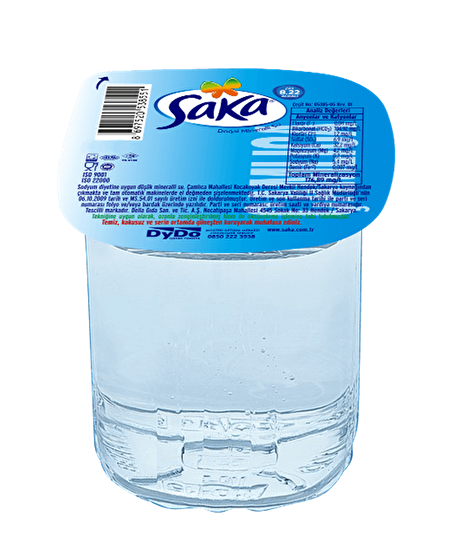 resm Saka Doğal Mineralli Bardak Su 200 ml 60'lı